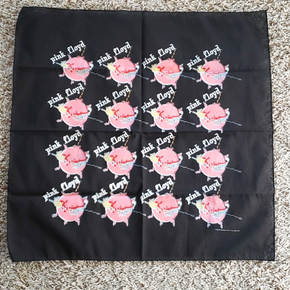 Pink Floyd Square Bandana NWOT